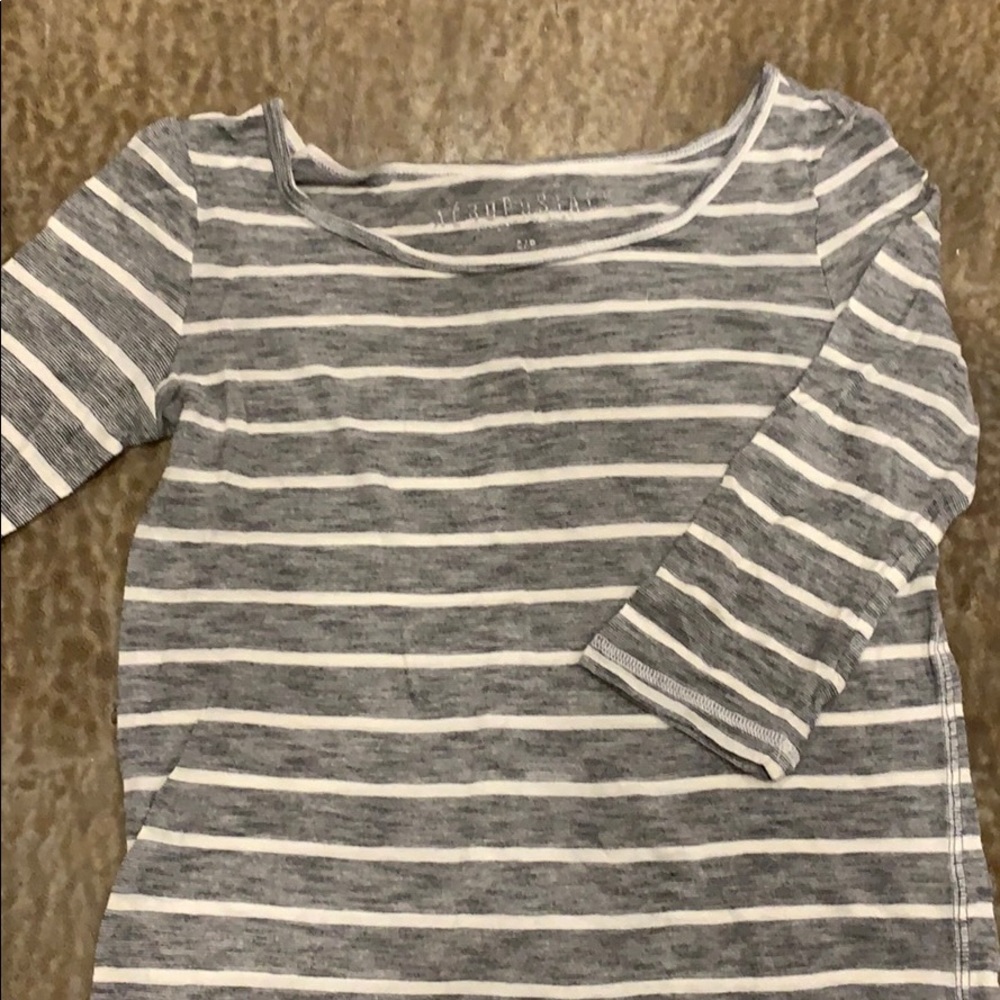 3/4 Aeropostale Striped Shirt